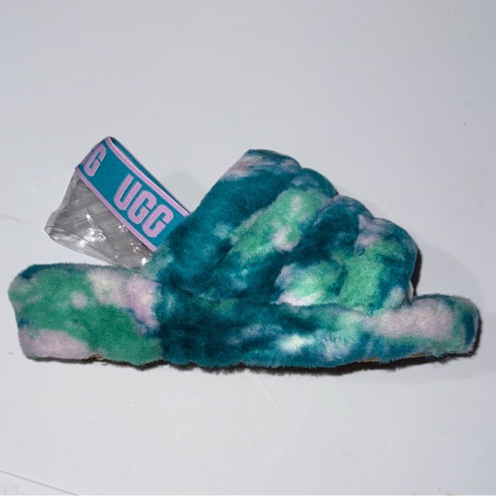 UGG Colorful Fluffy Slippers